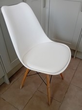 Pair of White Eames Style