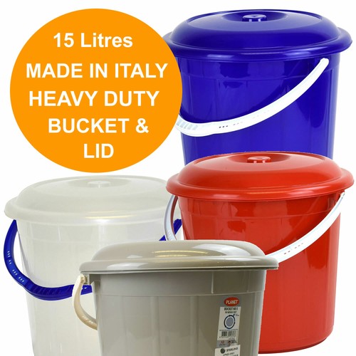 15l bucket with lid plastic - 15l,
