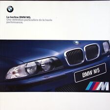 ED7021 brochure catalog brochure brochure BMW M5 E39 02/99 French French France