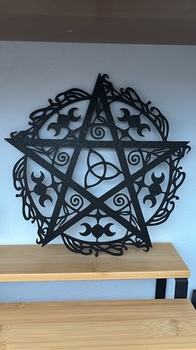 Pentagram wall art - xl, celtic