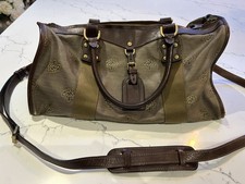 Mulberry leather holdall /