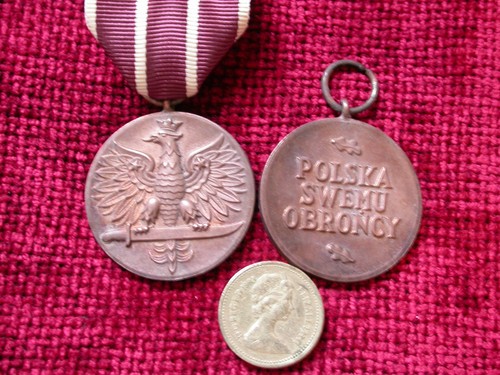 Replica copy ww2 polish medal - copy,