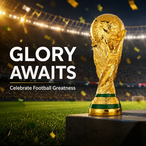 World cup soccer - 3d, trophy