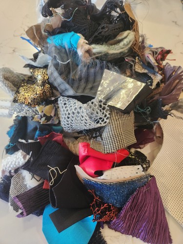 Fabric remnant lot - fabric, true
