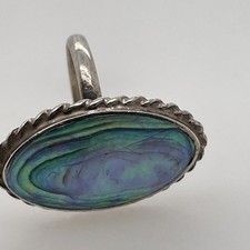 Sterling Silver Abalone Shell