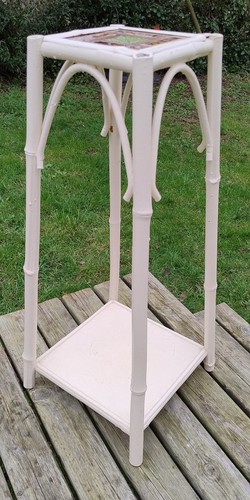 Antique painted bamboo - bamboo, &