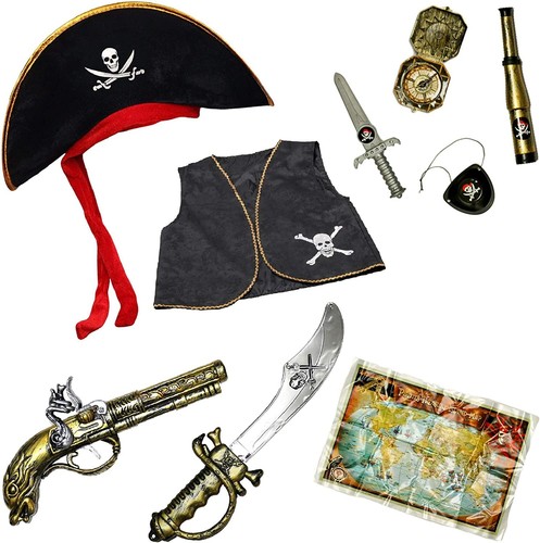 Pirate fancy dress set - pirate, sword