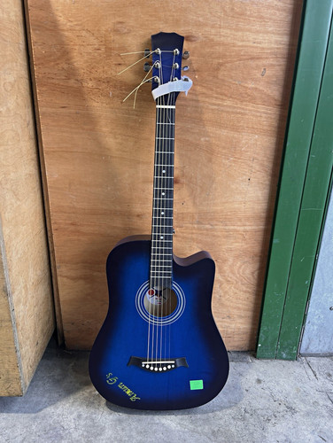 Blue cutaway dreadnought wood - cutaway,
