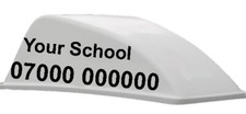 Driving School Roof Sign Vinyl Stickers for Car Roof Box aerodynamic instructor