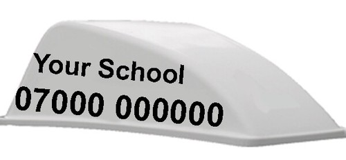 Driving school roof sign - sign, vinyl