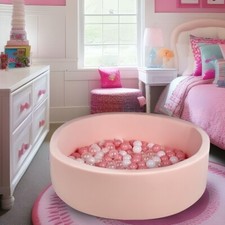 Pool Ball Pit with 200 Balls Soft Foam Toddler Baby Kids Girls Boys Play