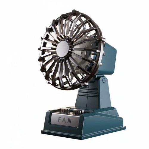 Retro desk fan adjustable - retro,