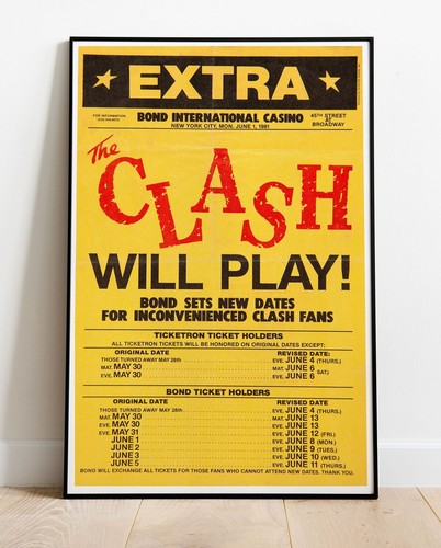 The clash 1981 bonds new - clash,