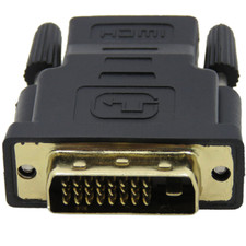 DVI-D Male To HDMI Female Adapter Connector 24+1 25 Pin Gold Plated For HDTV DVD