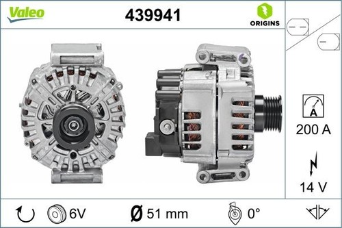 Valeo 439941 alternator 14v - valeo,