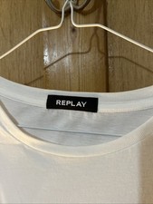Men’s Replay White Short Sleeve T-Shirt Size Xl
