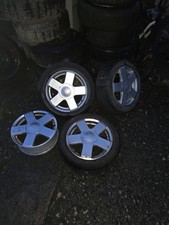 Ford Fiesta Wheels Mk 5 Five Spoke Alloys 3 With Tyres 1 Without