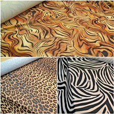 ANIMAL PRINT SPANDEX FABRIC -