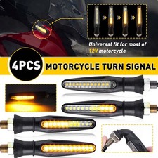 4Pcs Black Motorcycle