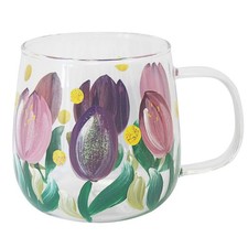 Glass Cup Coffee Mug Lynsey