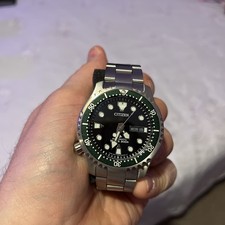 Citizen Promaster 40mm Silver Case Black Rubber Band - NY0040-09EE