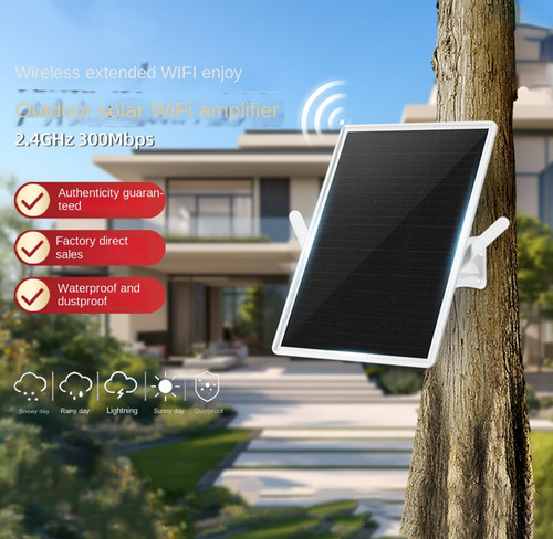 Solar powered signal repeater - powered,
