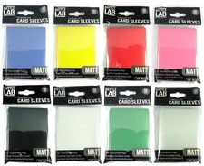 100 Trading Card Sleeves Double Matte Standard Size Protectors for Pokemon, MTG