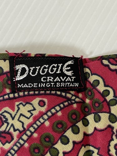 Duggie cravat vintage - vintage, red