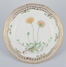Royal Copenhagen Flora Danica openwork lunch plate in porcelain. Dated 1958