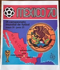 PANINI OFFICIAL ALBUM FIFA WORLD CUP MEXICO 1970 COMPLETE REPRINTED