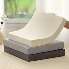 Booster Pad Foam Tufted Chair EX Thick Firm Seat Cushion Riser Elderly Adults
