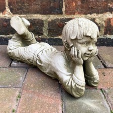 Stone Daydreaming Boy