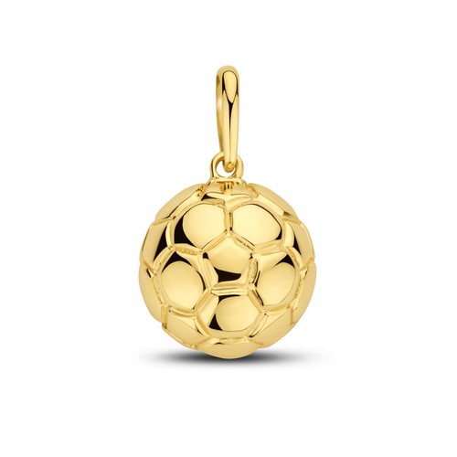 Pendant football 585 gold - pendant,
