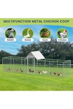 Walk In Chicken Run Galvanized