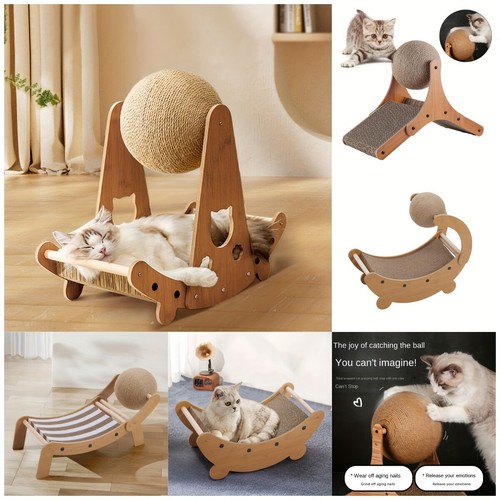 Cat tree scratching post board - tree,