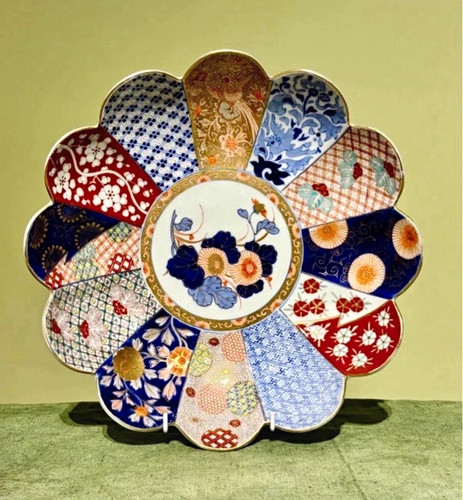 Japanese imari bowl with - imari,