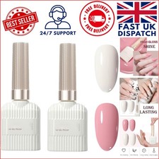 Luxury Milky White & Pink Gel