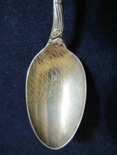 Rare Antique Sterling Silver Souvenir Spoon Albany NY, Williams & Son, 1890-1920