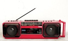 Red Sharp WQ-T282 Boombox