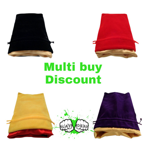 Fanroll small velvet dice - -,