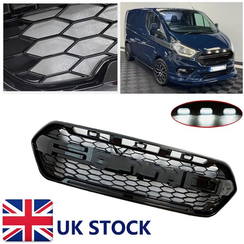 Matte black front grill - black, bumper
