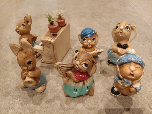 Pendelfin rabbit figurines - pendelfin,