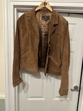 Tan Leather Coat Size 20 Wallace Sacks