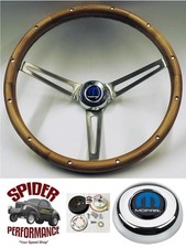 1968-1969 Dodge wood steering wheel MOPAR 15" MUSCLE CAR WALNUT