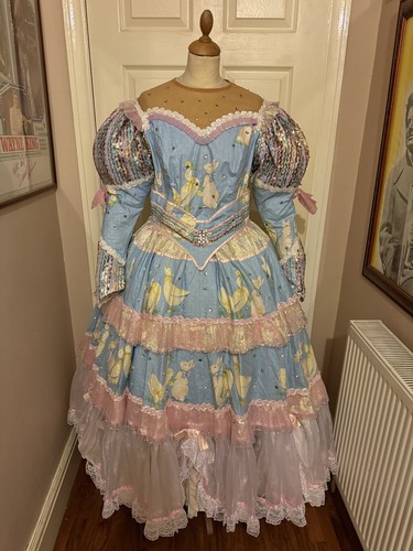 Pantomime dame costume worn - pantomime,