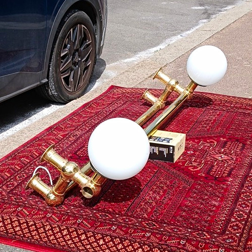 Light polished brass - polished, wall