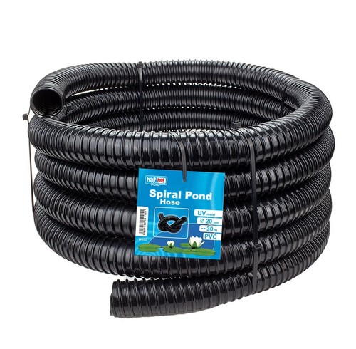 Black corrugated flexible pond - black,