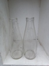 Vintage milk bottles , A1 DAIRIES  ,No chips no cracks