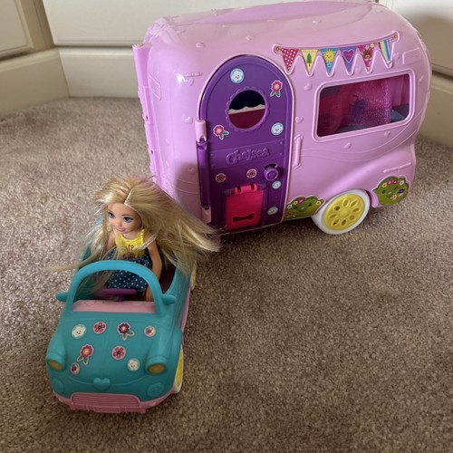 Chelsea barbie doll - chelsea, camper