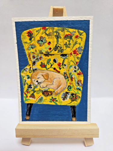Aceo original painting acrylic - original,